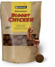 RED/BROWN ZEBCO Z-CARP™ BLOODY CHICKEN BOILIE Ø20MM 1KG